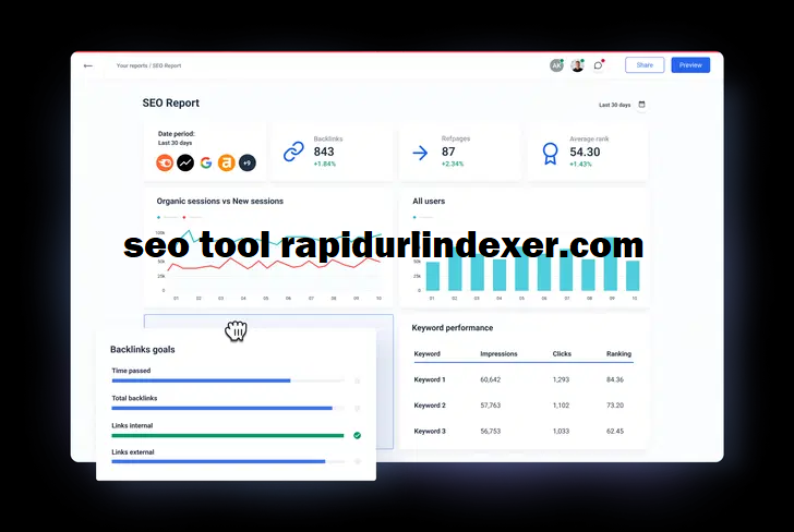 seo tool rapidurlindexer.com